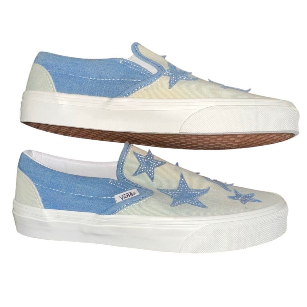 NWOB Vans Classic Slip-On sneakers in Starry Night Denim Women’s 8 - Picture 10 of 15